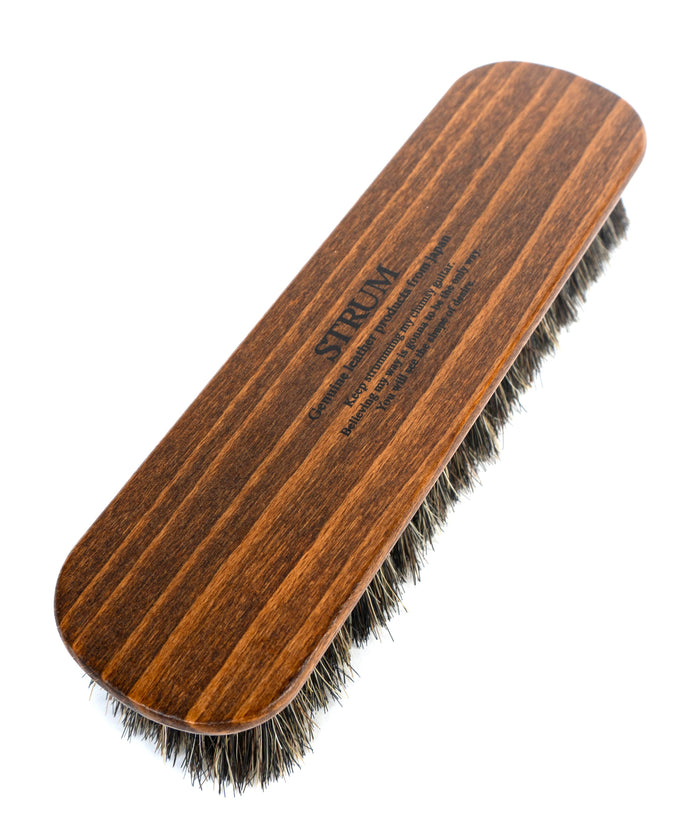 Horsehair Leather Care Brush - BROWN