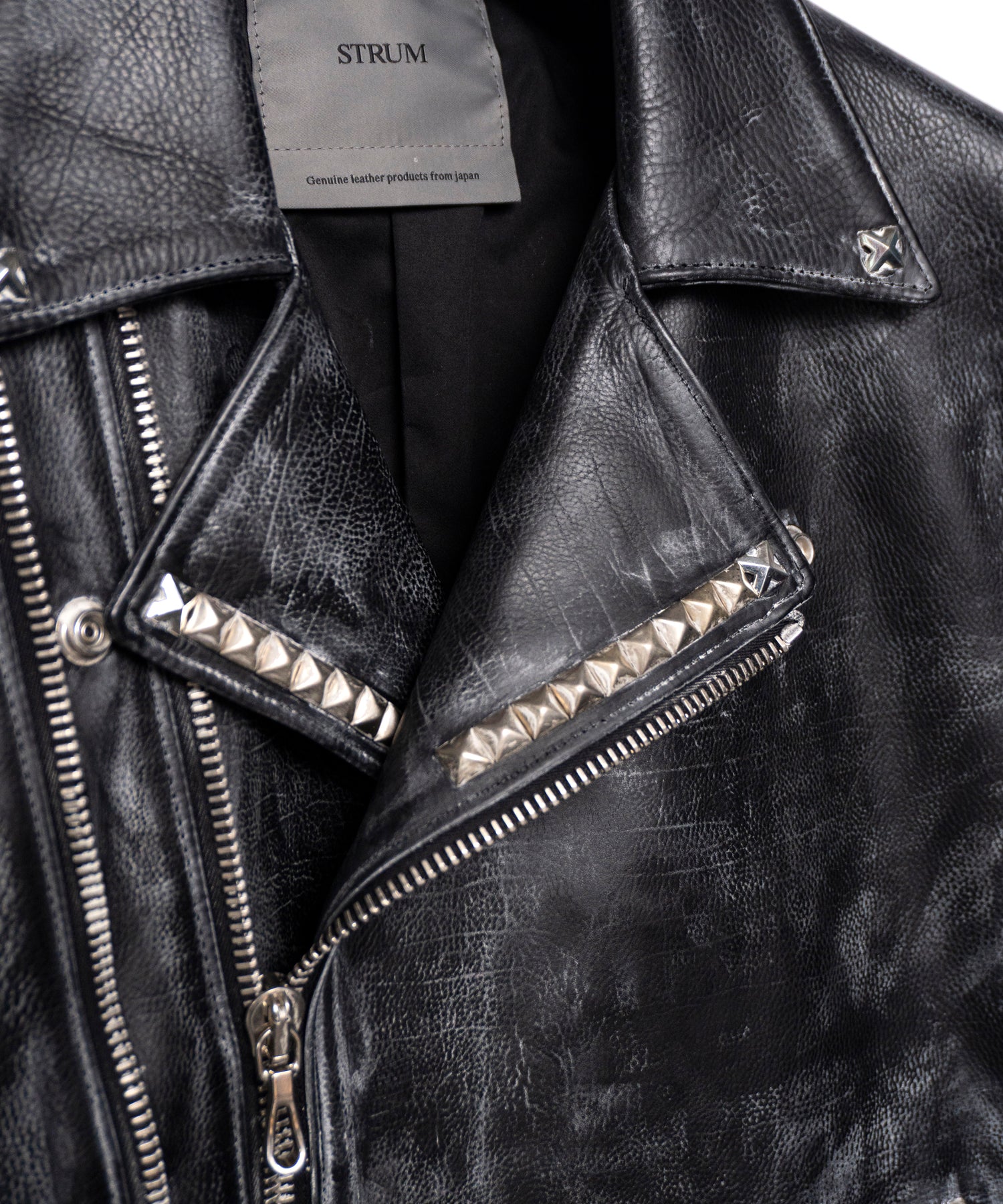 画像をギャラリービューアに読み込む, 【直営限定】オイルカーフ RAVEN ダブルライダースジャケット CUSTOM