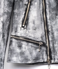 画像をギャラリービューアに読み込む, 【直営限定】スエード ホースハイド DIVINE シングルライダースジャケット CUSTOM