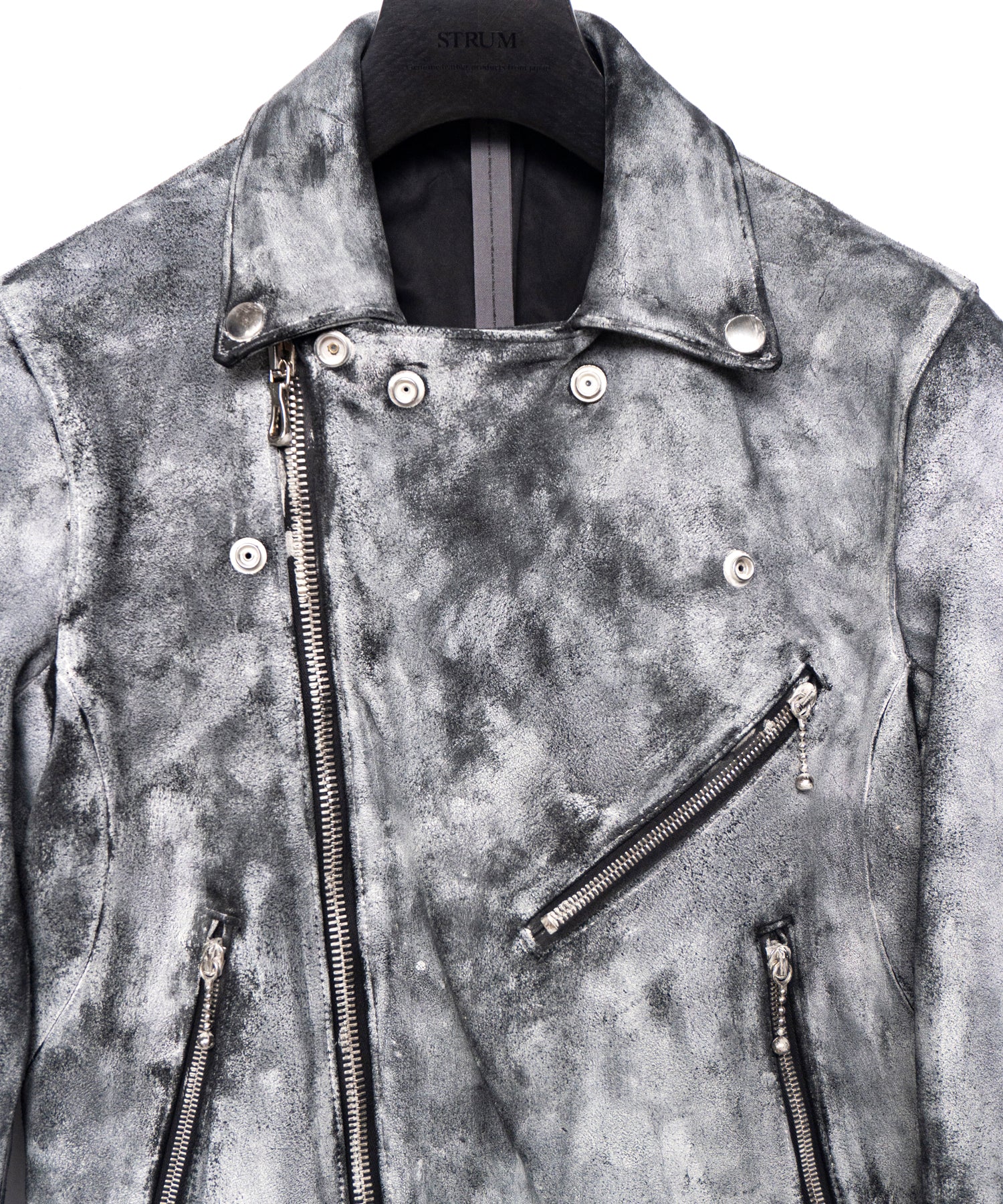 直営限定】スエード ホースハイド DIVINE シングルライダース