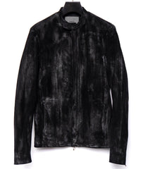 【直営限定】スエード ホースハイド JUDE シングルライダースジャケット CUSTOM