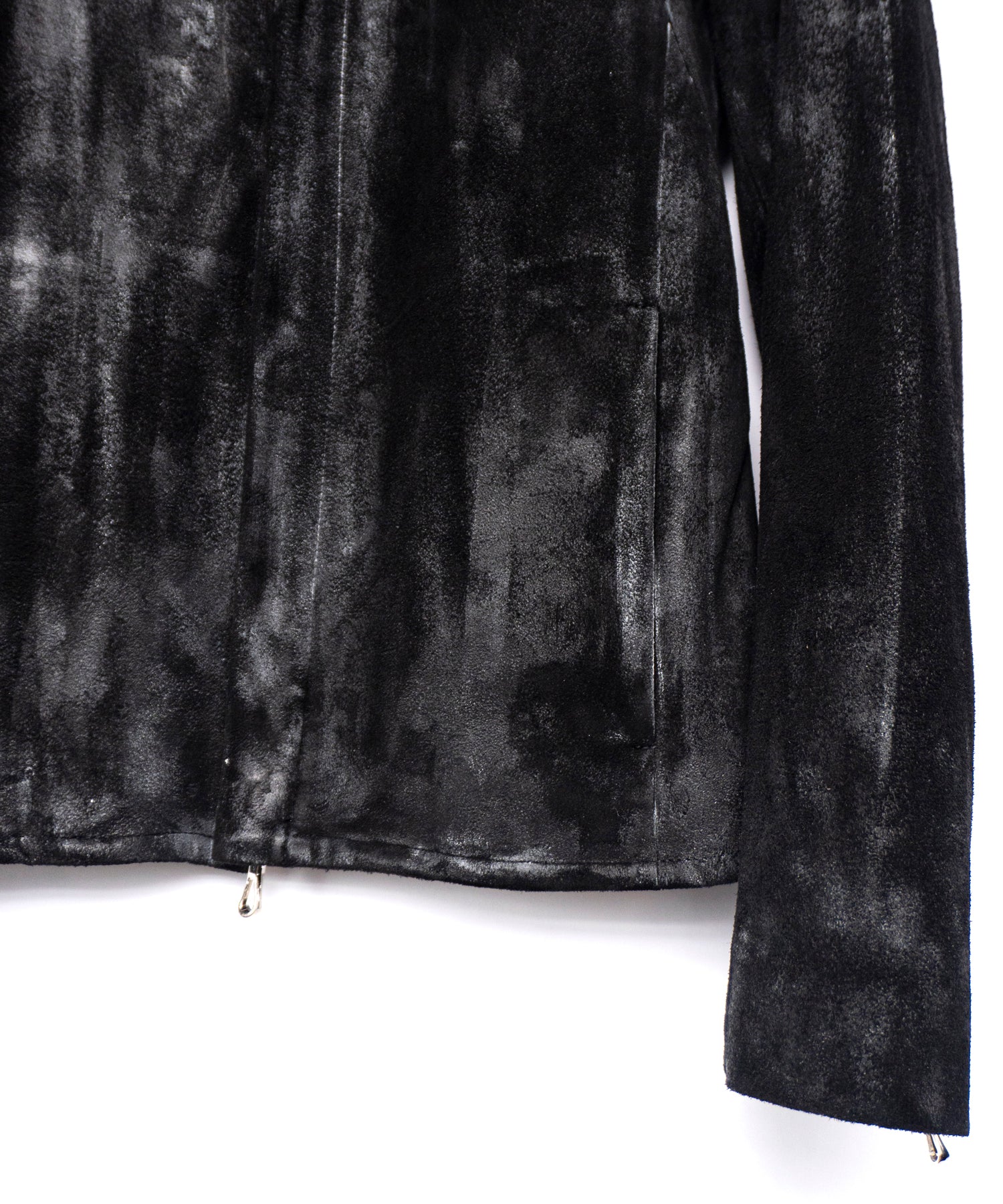 画像をギャラリービューアに読み込む, 【直営限定】スエード ホースハイド JUDE シングルライダースジャケット CUSTOM