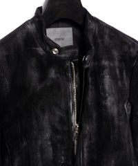 【直営限定】スエード ホースハイド JUDE シングルライダースジャケット CUSTOM