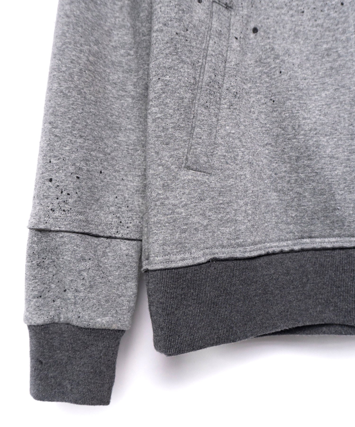 Load image into Gallery viewer, Zip-up Patchwork Hoodie - GRAY