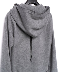 Load image into Gallery viewer, Zip-up Patchwork Hoodie - GRAY