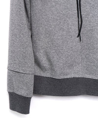 【直営限定】ジップアップ パッチワークフーディー - GRAY