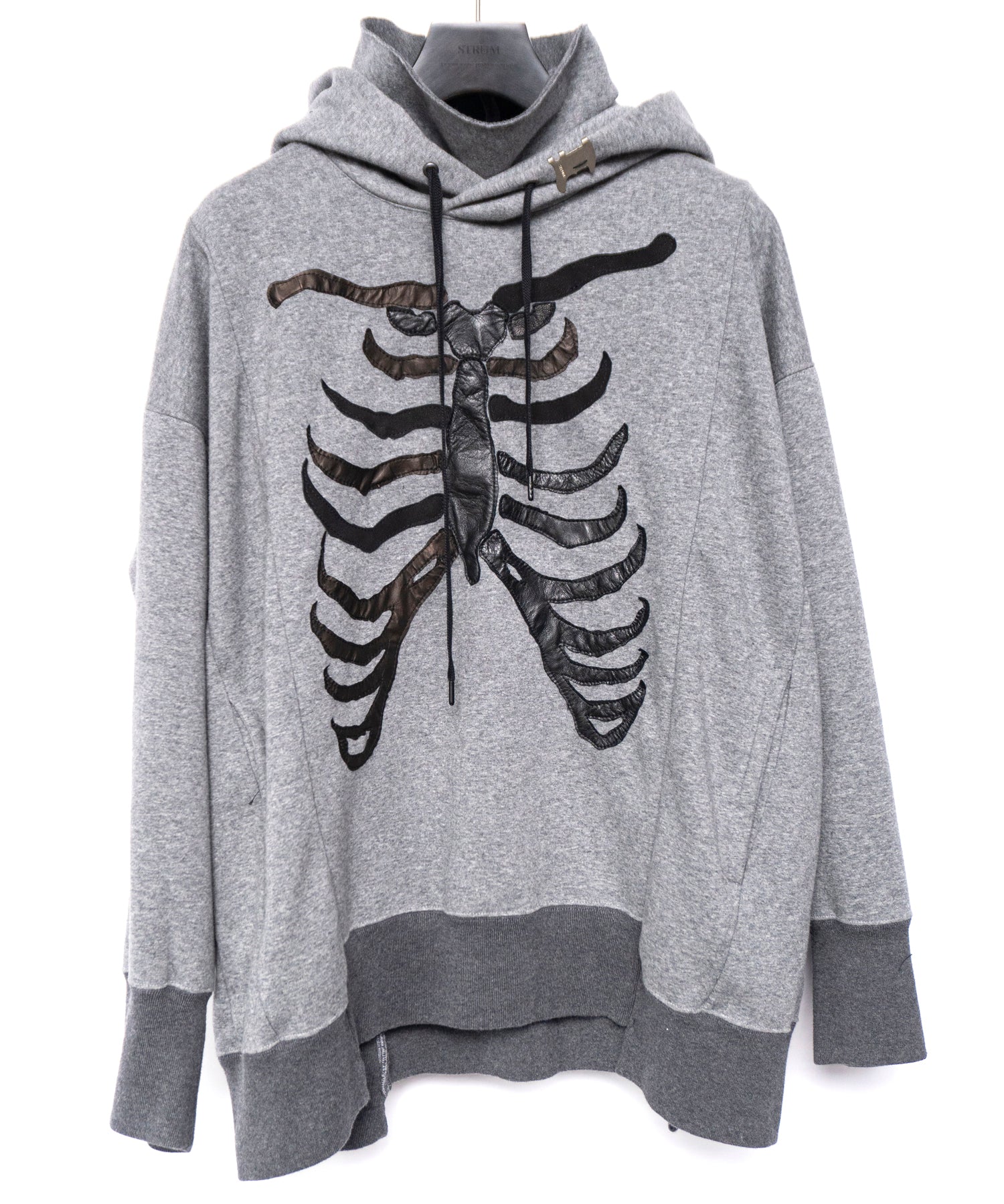 Load image into Gallery viewer, Pullover Bone Hoodie - GRAY