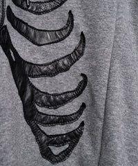 Load image into Gallery viewer, Pullover Bone Hoodie - GRAY