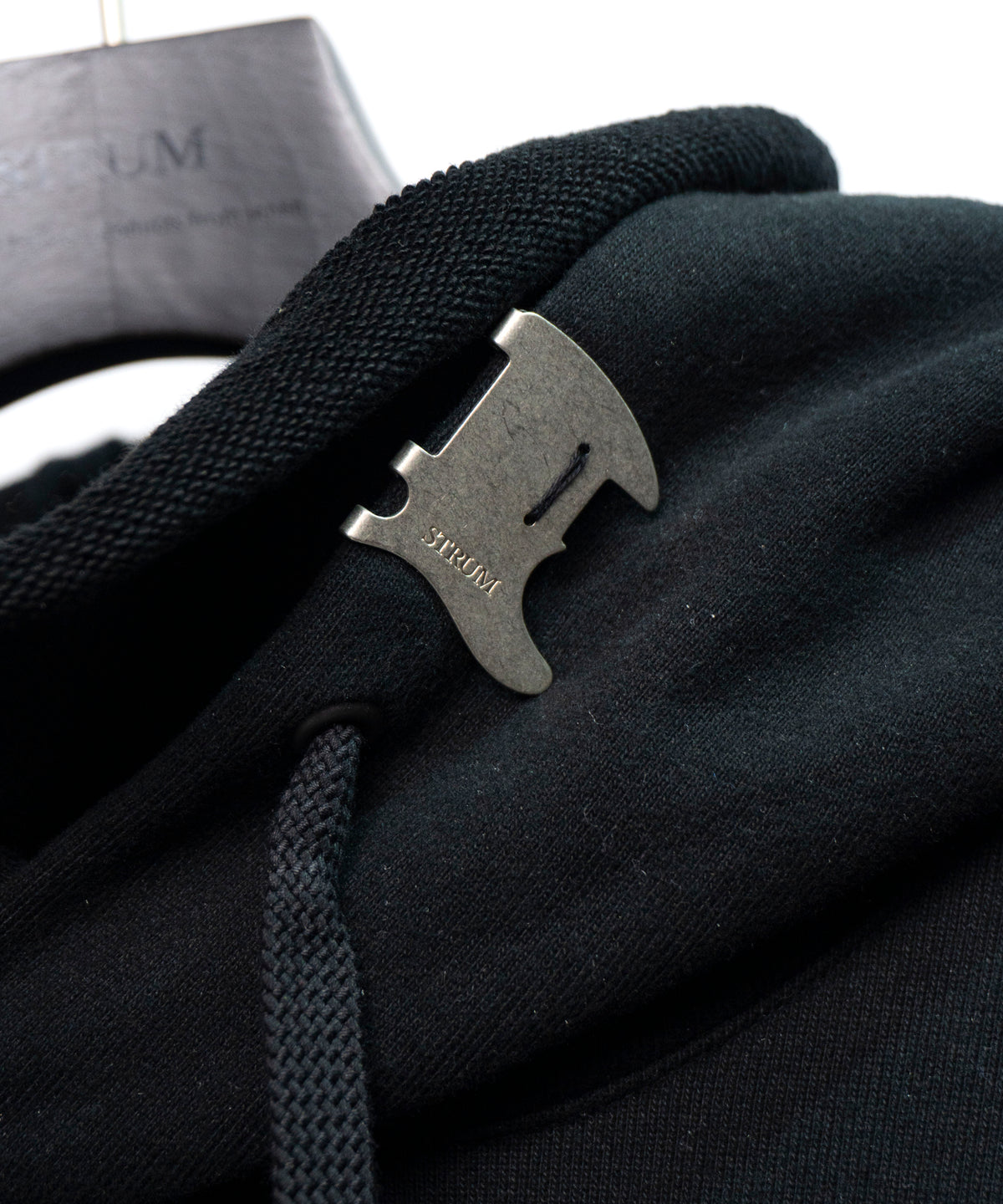 Pullover Bone Hoodie - BLACK