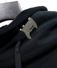 Pullover Bone Hoodie - BLACK