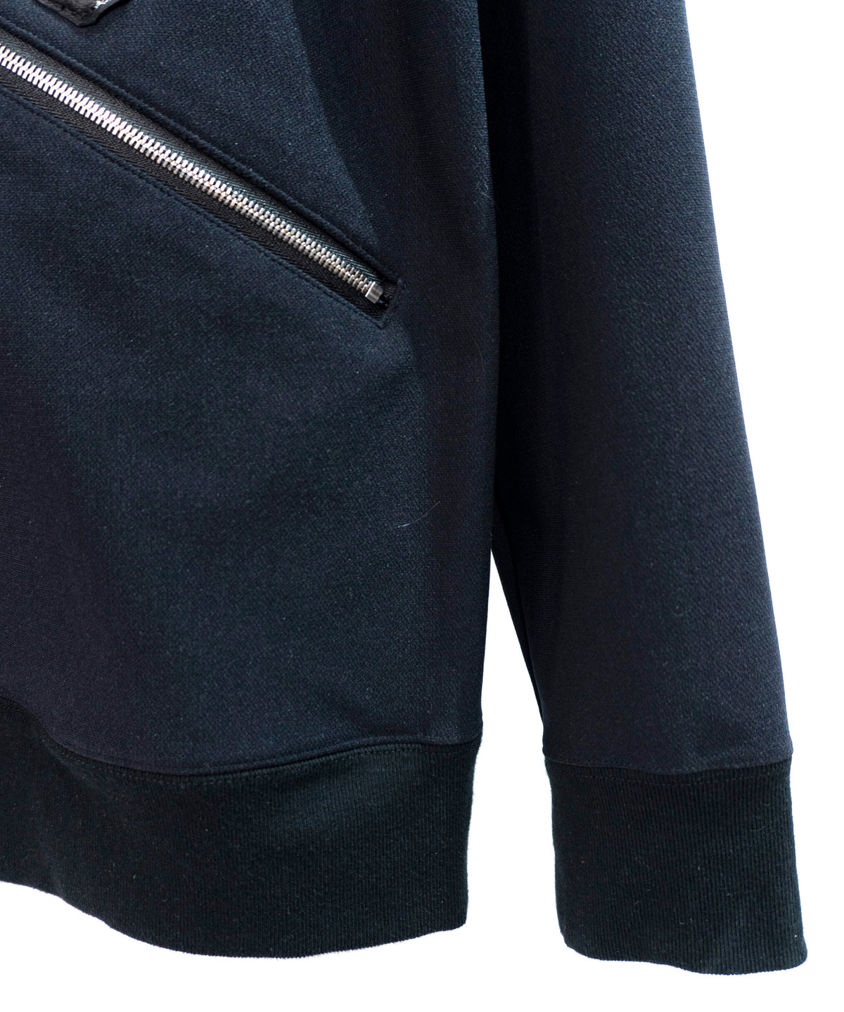 Zip-up Bone Hoodie - BLACK