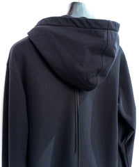Zip-up Bone Hoodie - BLACK