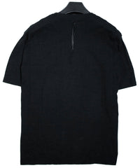 【Flagship shop limited color】Natural Soft Cotton Oversize Crew Neck T-shirt - BLACK