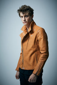 フルタンニン バッファロースキン BIRD MAN ダブルライダースジャケット - NATURAL