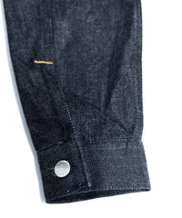 【直営限定】14oz ディープブルー ヘビーセルヴィッチ デニム Gジャン - INDIGO