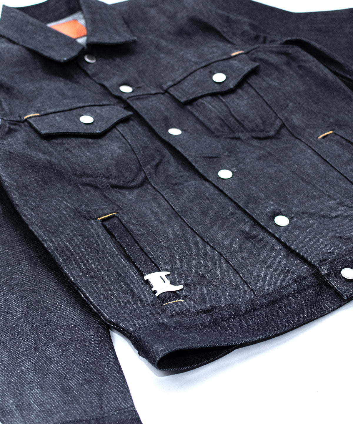 【直営限定】14oz ディープブルー ヘビーセルヴィッチ デニム Gジャン - INDIGO