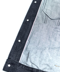【直営限定】14oz ディープブルー ヘビーセルヴィッチ デニム Gジャン - INDIGO