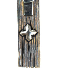 Load image into Gallery viewer, Cross necklace (driftwood processing / mirror polish)
