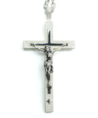 Cross necklace (white bone processing & mirror polish)