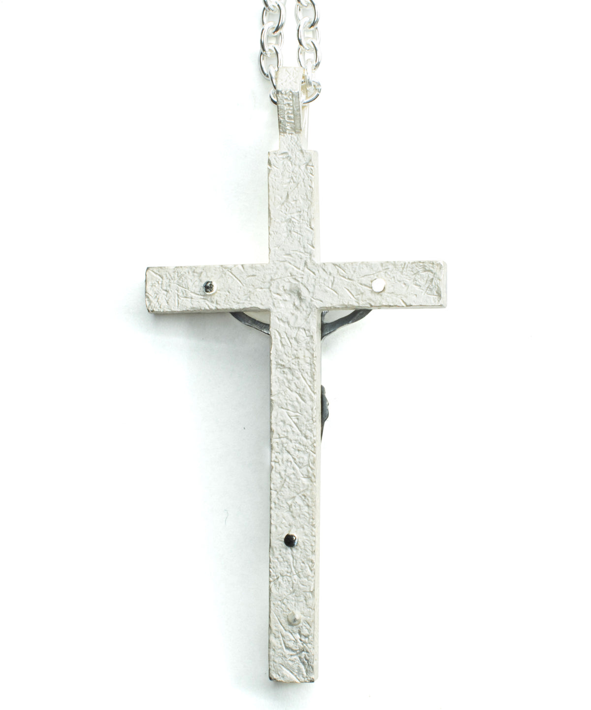 Cross necklace (white bone processing & mirror polish)