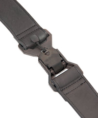 フルベジタブルタンニン鞣し ジャパン ベンズ Burning Dyed - 燃焼製品染め HIGH THROTTLE ボディーバッグ - GRAPHITE GRAY