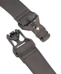 フルベジタブルタンニン鞣し ジャパン ベンズ Burning Dyed - 燃焼製品染め HIGH THROTTLE ボディーバッグ - GRAPHITE GRAY