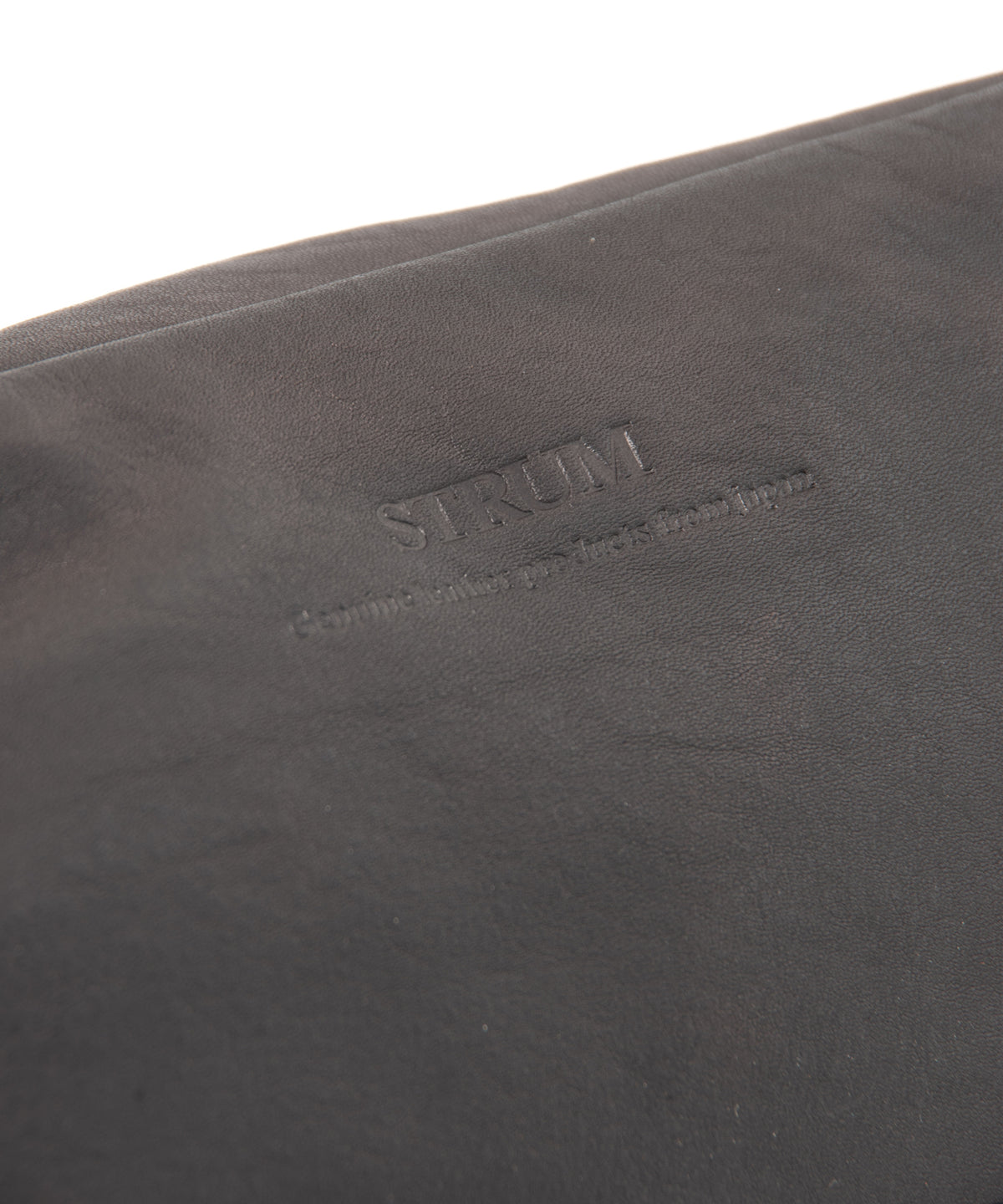 フルベジタブルタンニン鞣し ジャパン ベンズ Burning Dyed - 燃焼製品染め HIGH THROTTLE ボディーバッグ - GRAPHITE GRAY