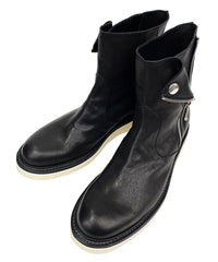 Load image into Gallery viewer, Full tanning pit-tanned shrink horsehide riders boots - BLACK