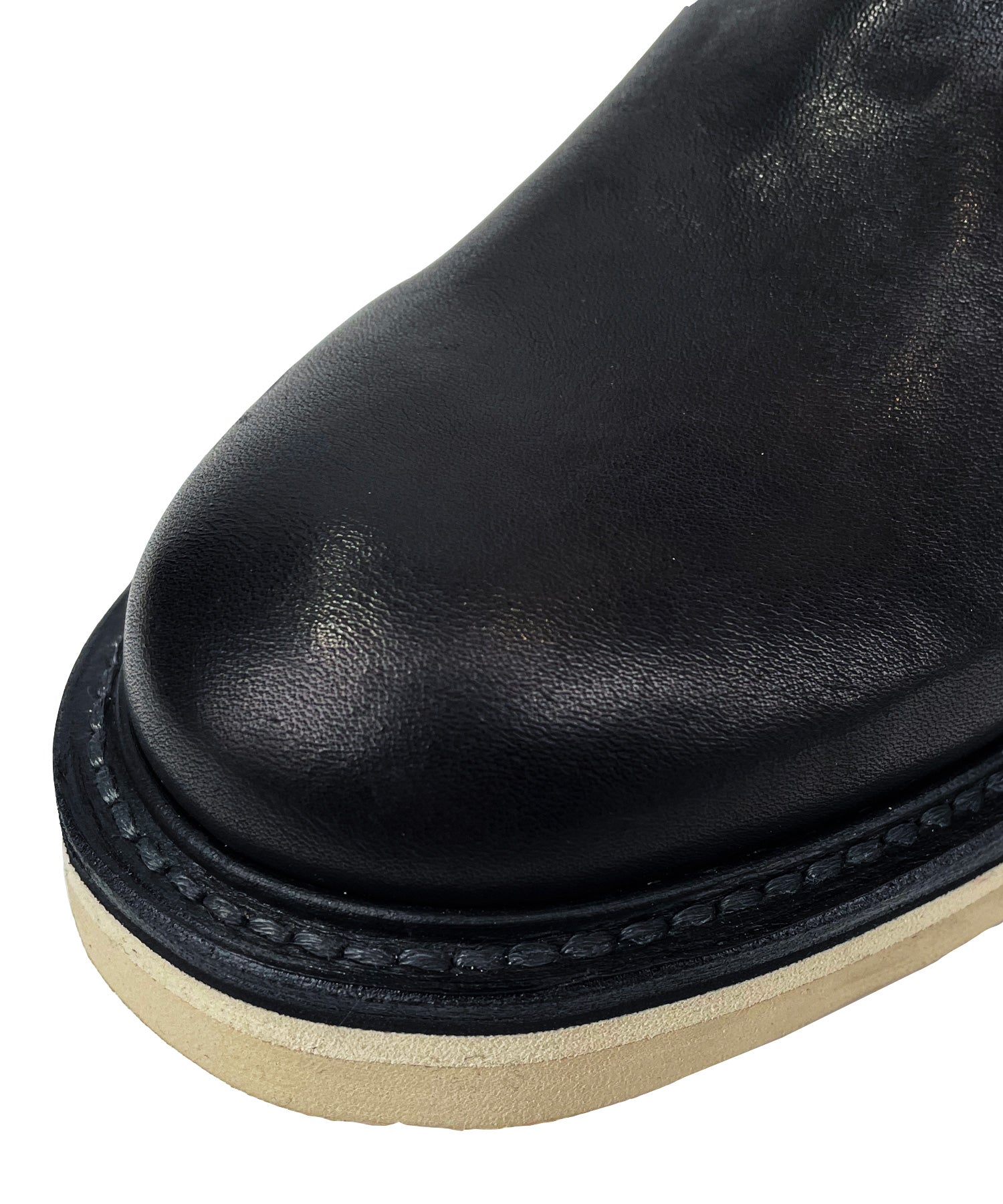 Load image into Gallery viewer, Full tanning pit-tanned shrink horsehide riders boots - BLACK