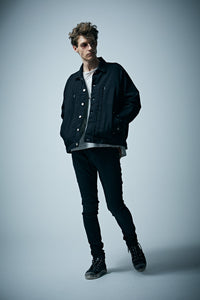 接触冷感 ガス強撚天竺 L/S T シャツ - ASH