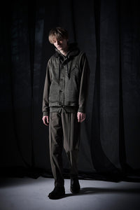 Sulfur Dyed Cotton Linen Washer Deck Vest - KHAKI