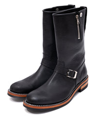 ジャパンステア イタリアンWオイル DEADLOCK エンジニアブーツ - BLACK