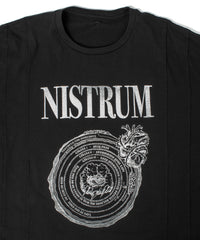30/- ナチュラルソフト天竺 NISTRUM ワイド Tシャツ - BLACK