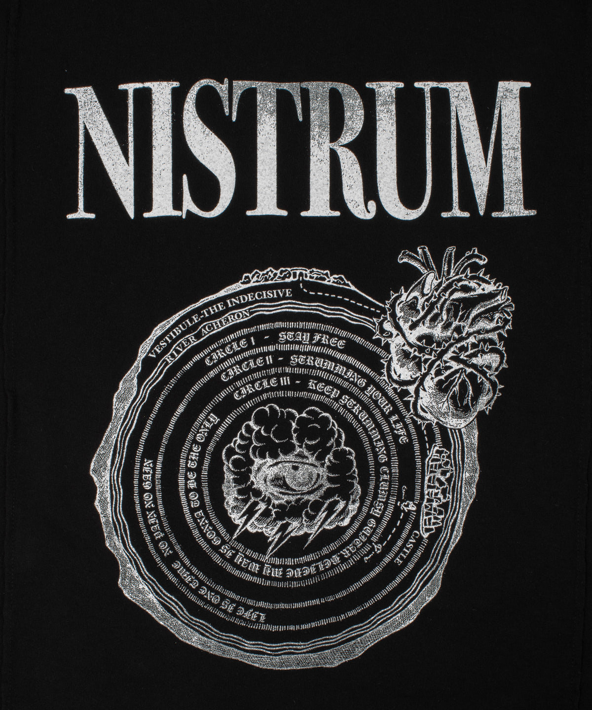 30/- ナチュラルソフト天竺 NISTRUM ワイド Tシャツ - BLACK