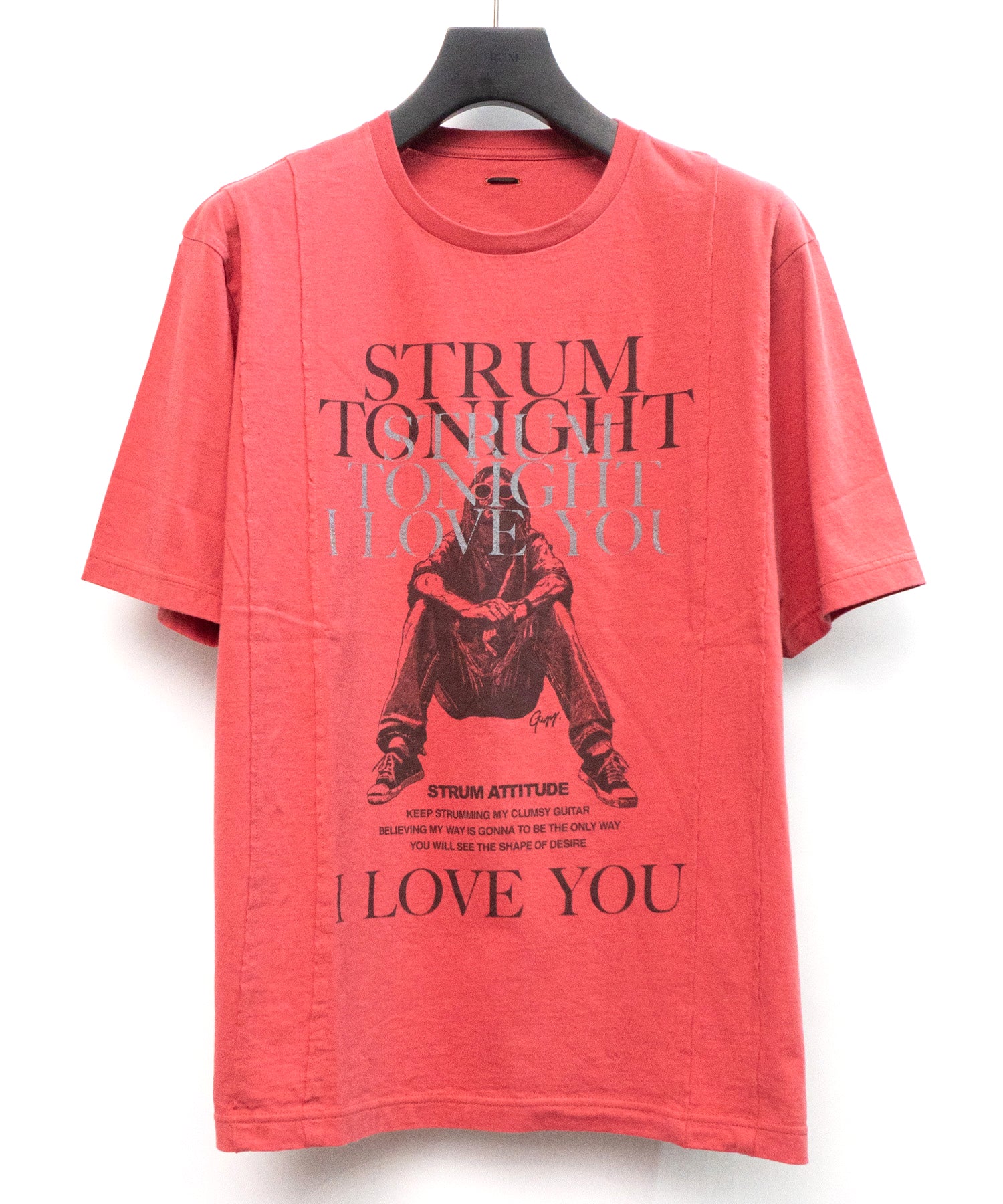 さとう 直営限定】30/- ナチュラルソフト天竺 『I LOVE YOU 』Zombie