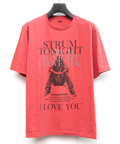 直営限定】30/- ナチュラルソフト天竺 『I LOVE YOU 』Zombie