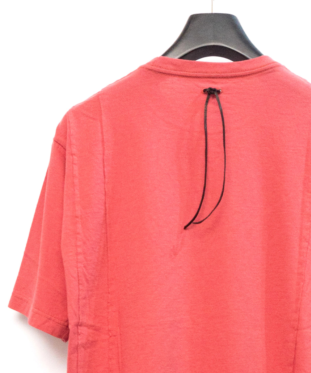 Natural Soft Cotton『I LOVE YOU 』Zombie Custom Wide T-shirt (Oversize) - RED × GRAY