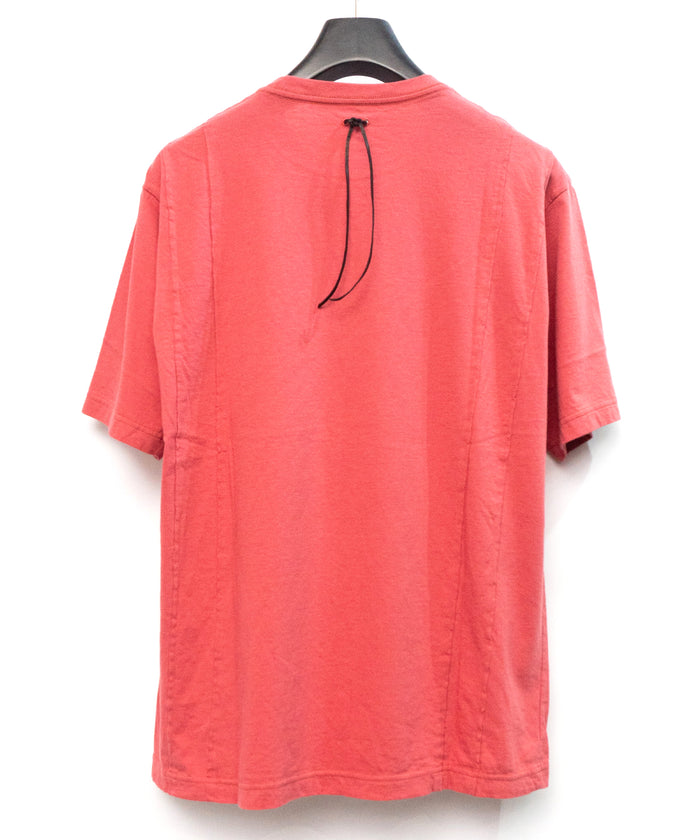 【直営限定】30/- ナチュラルソフト天竺 『I LOVE YOU 』Zombie ワイド カスタムプリントTシャツ（オーバーサイズ） - RED × GRAY