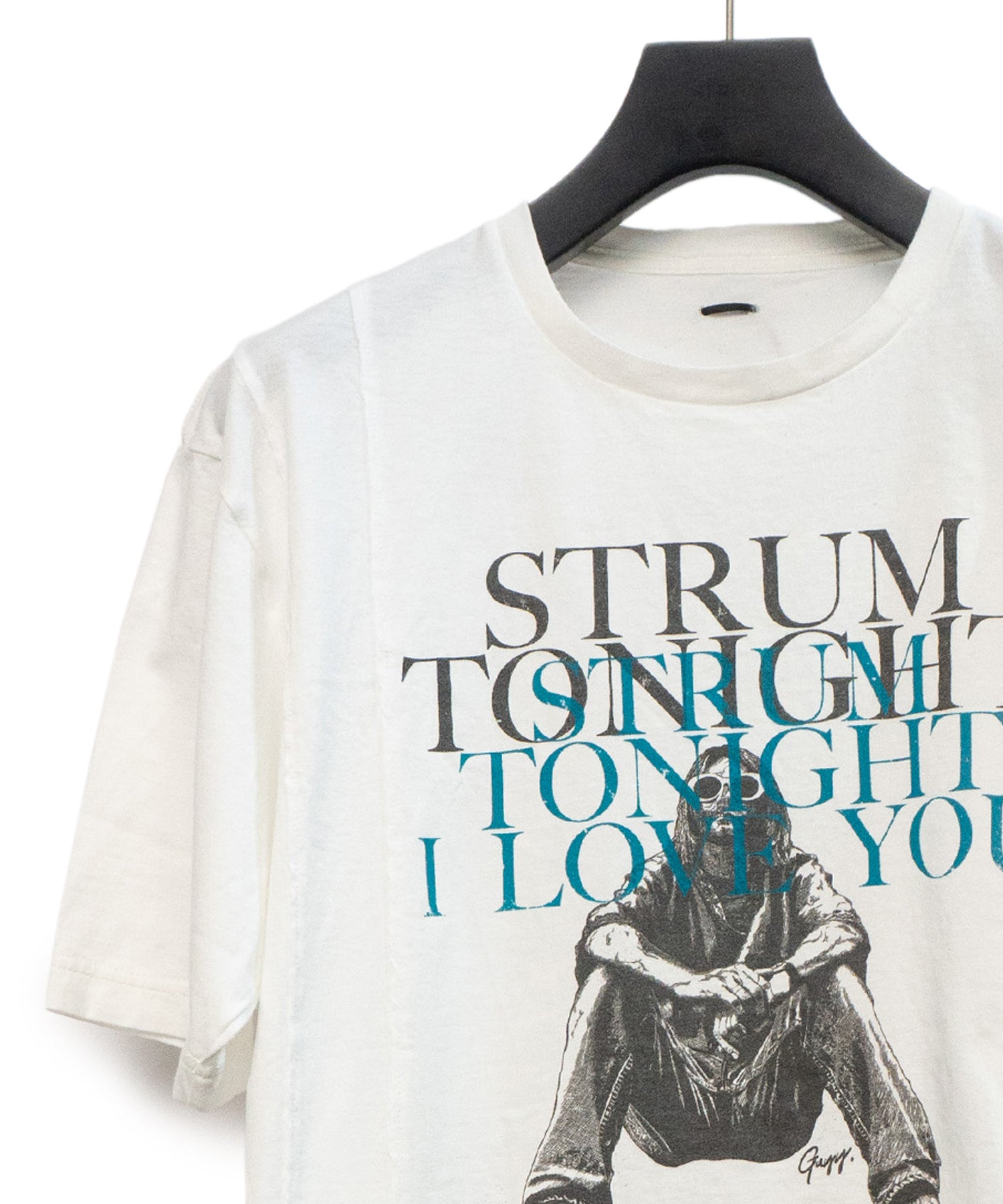 直営限定】30/- ナチュラルソフト天竺 『I LOVE YOU 』Zombie