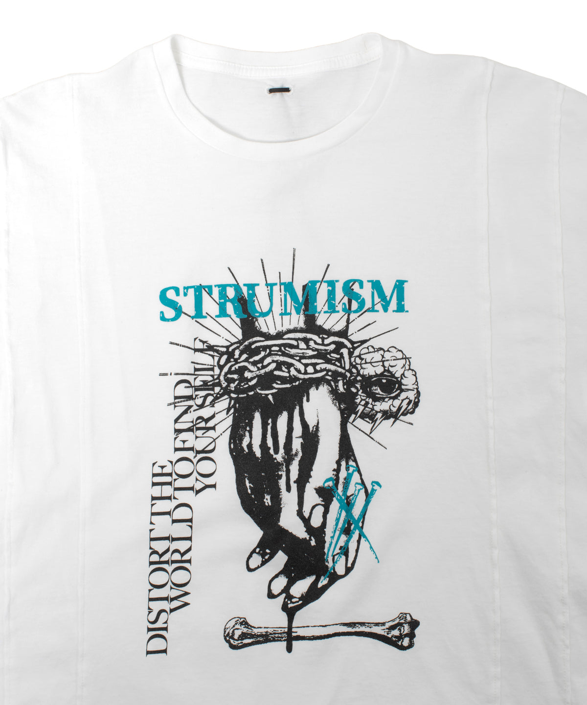 30/- ナチュラルソフト天竺 STRUM ISM ワイド Tシャツ - WHITE