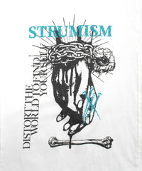 30/- ナチュラルソフト天竺 STRUM ISM ワイド Tシャツ - WHITE