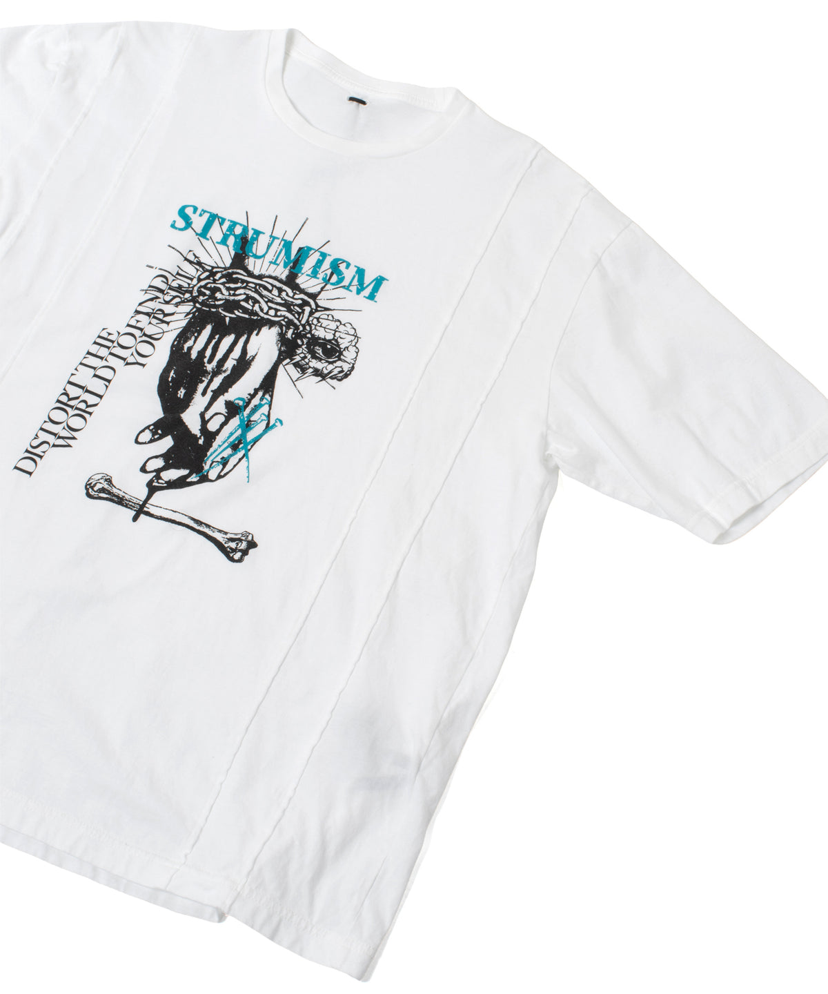 30/- ナチュラルソフト天竺 STRUM ISM ワイド Tシャツ - WHITE