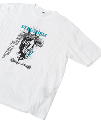 30/- ナチュラルソフト天竺 STRUM ISM ワイド Tシャツ - WHITE