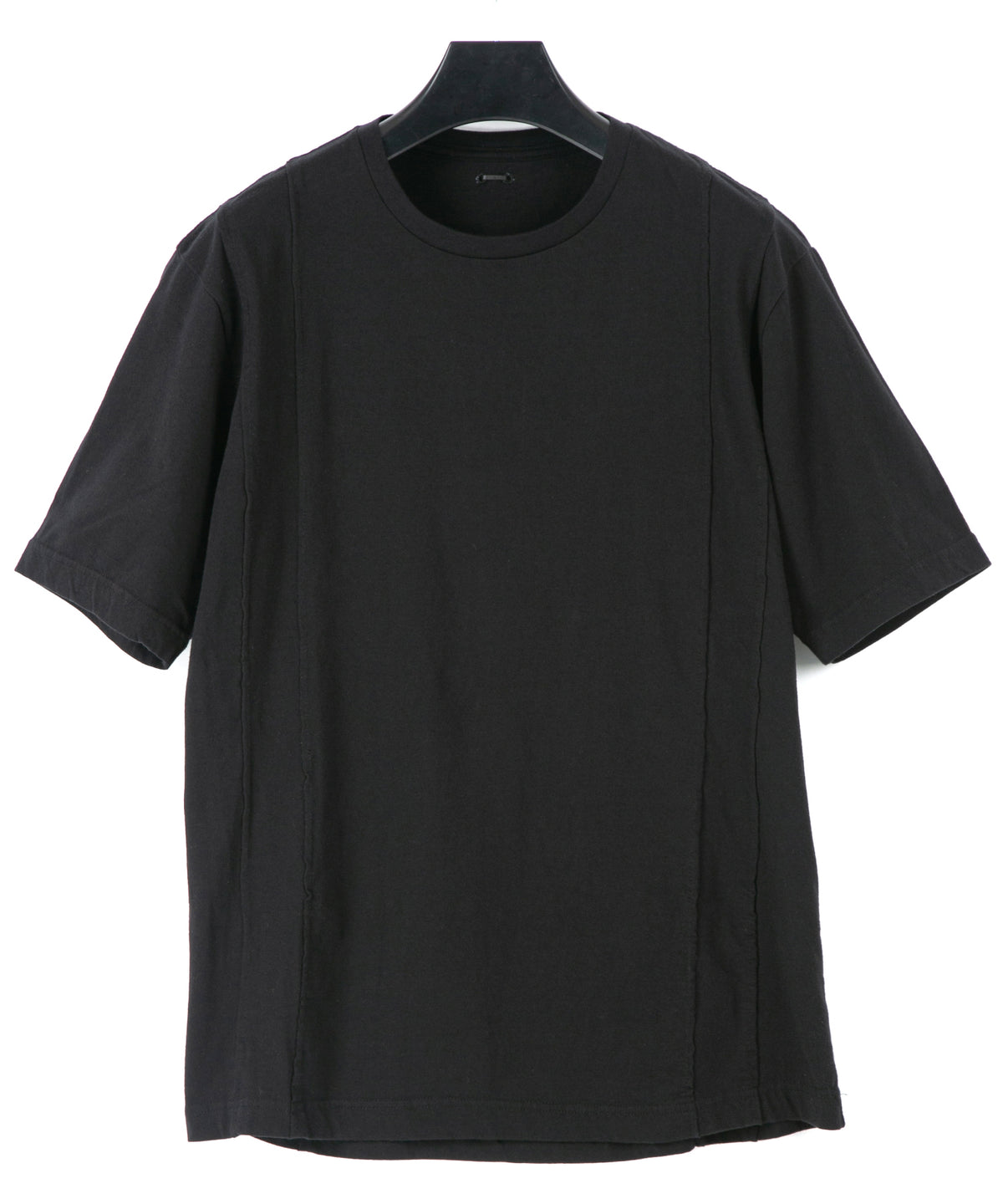 30/- Natural Soft Jersey Wide T-Shirt (Oversized) - BLACK
