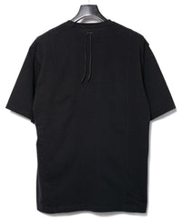 画像をギャラリービューアに読み込む, 30/- ナチュラルソフト天竺 ワイド Tシャツ（オーバーサイズ） - BLACK