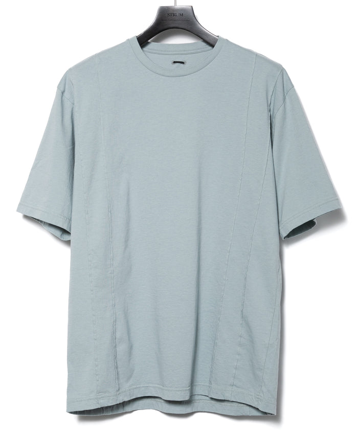 30/- ナチュラルソフト天竺 ワイド Tシャツ（オーバーサイズ） - SAND GREEN