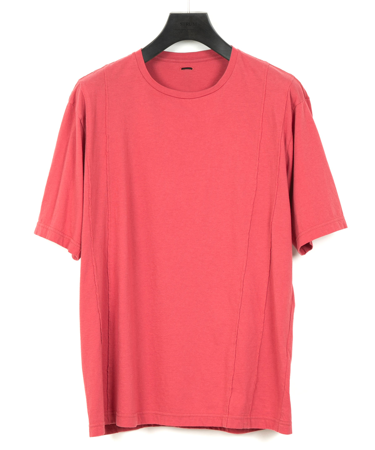 30/- Natural soft jersey wide T-shirt (oversized) - RED