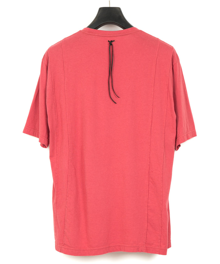 30/- ナチュラルソフト天竺 ワイド Tシャツ（オーバーサイズ） - RED