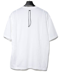 30/- ナチュラルソフト天竺 ワイド Tシャツ（オーバーサイズ）- WHITE