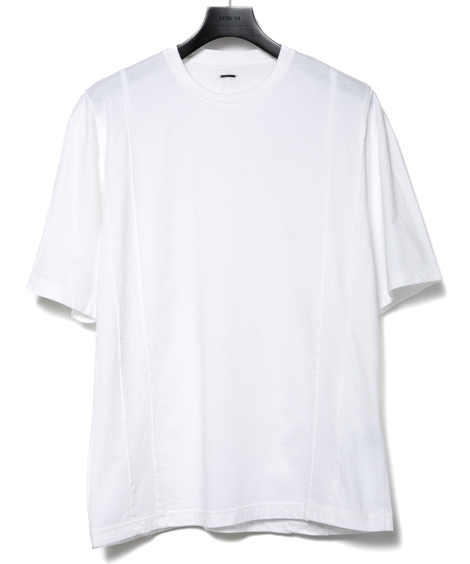 rrrrrrrrr ハイブリッドナチュラルTEE ペーパーMサイズ 30/- ナチュラルソフト天竺 ワイド Tシャツ（オーバーサイズ）- WHITE
